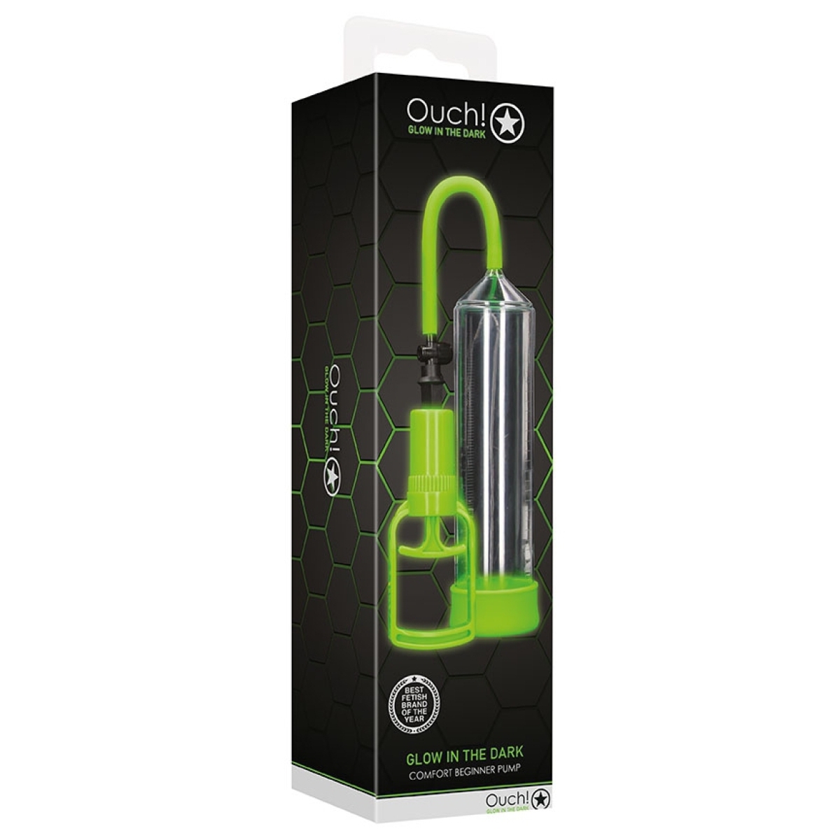 pompe a penis phosphorescente glow comfort 20 x 55cm 1