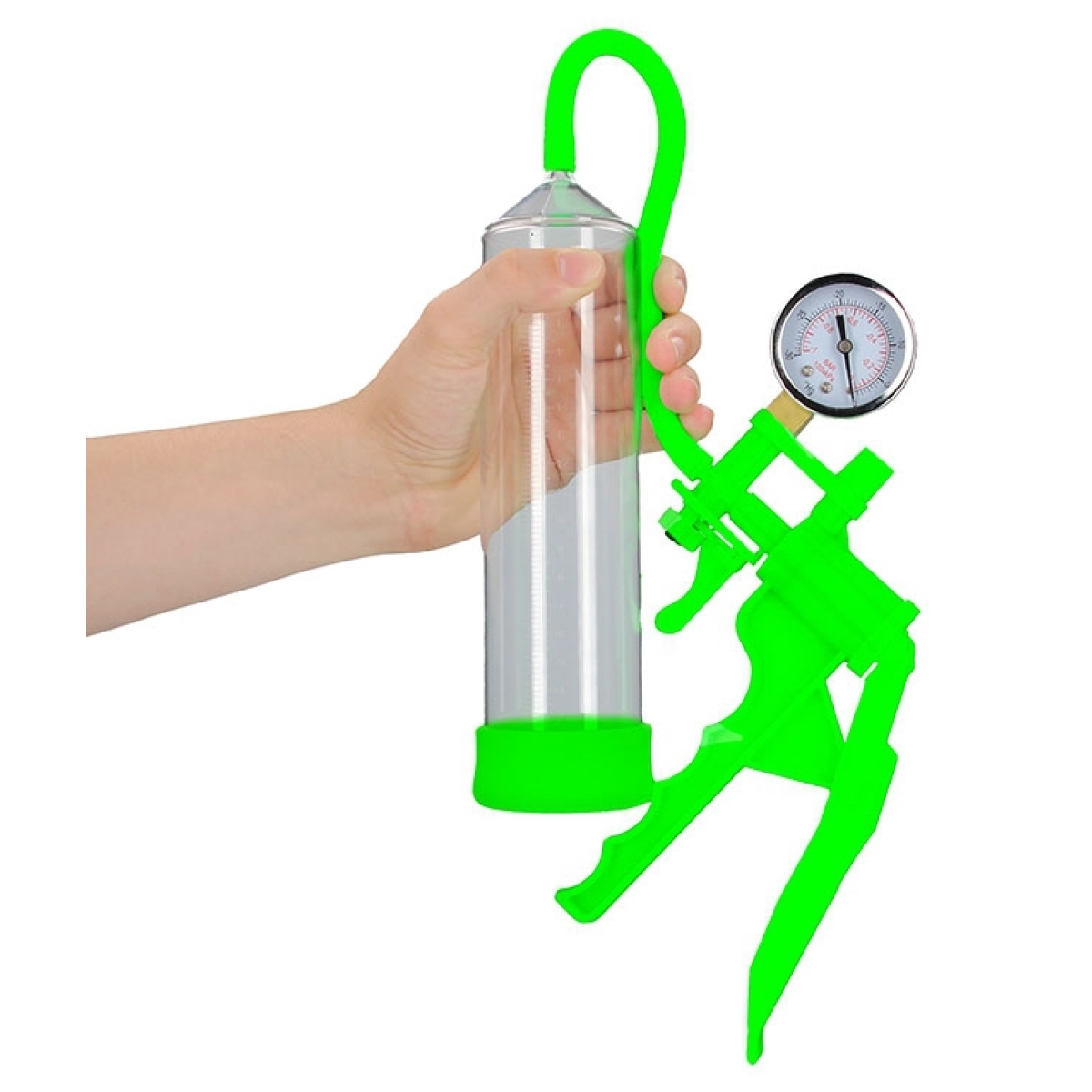 pompe a penis phosphorescente glow elite 20 x 55cm 3