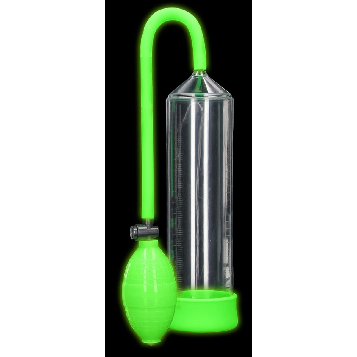 pompe a penis phosphorescente glow pump 20 x 55cm 2