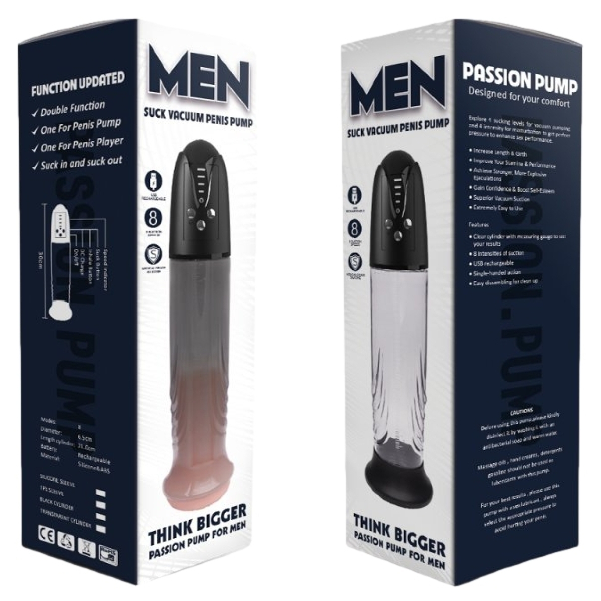 pompe a penis think passion 20 x 6cm 5