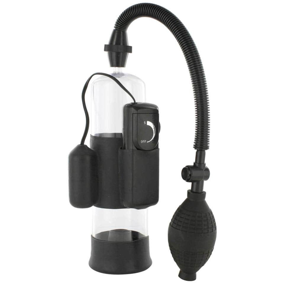 pompe a penis vibrante 19 x 6 cm