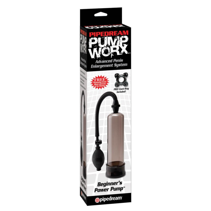 pompe a penis worx beginners 19 x 5 cm gris 1