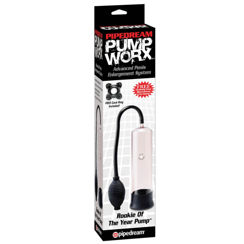 pompe a penis worx rookie 19 x 5 cm blanc 1