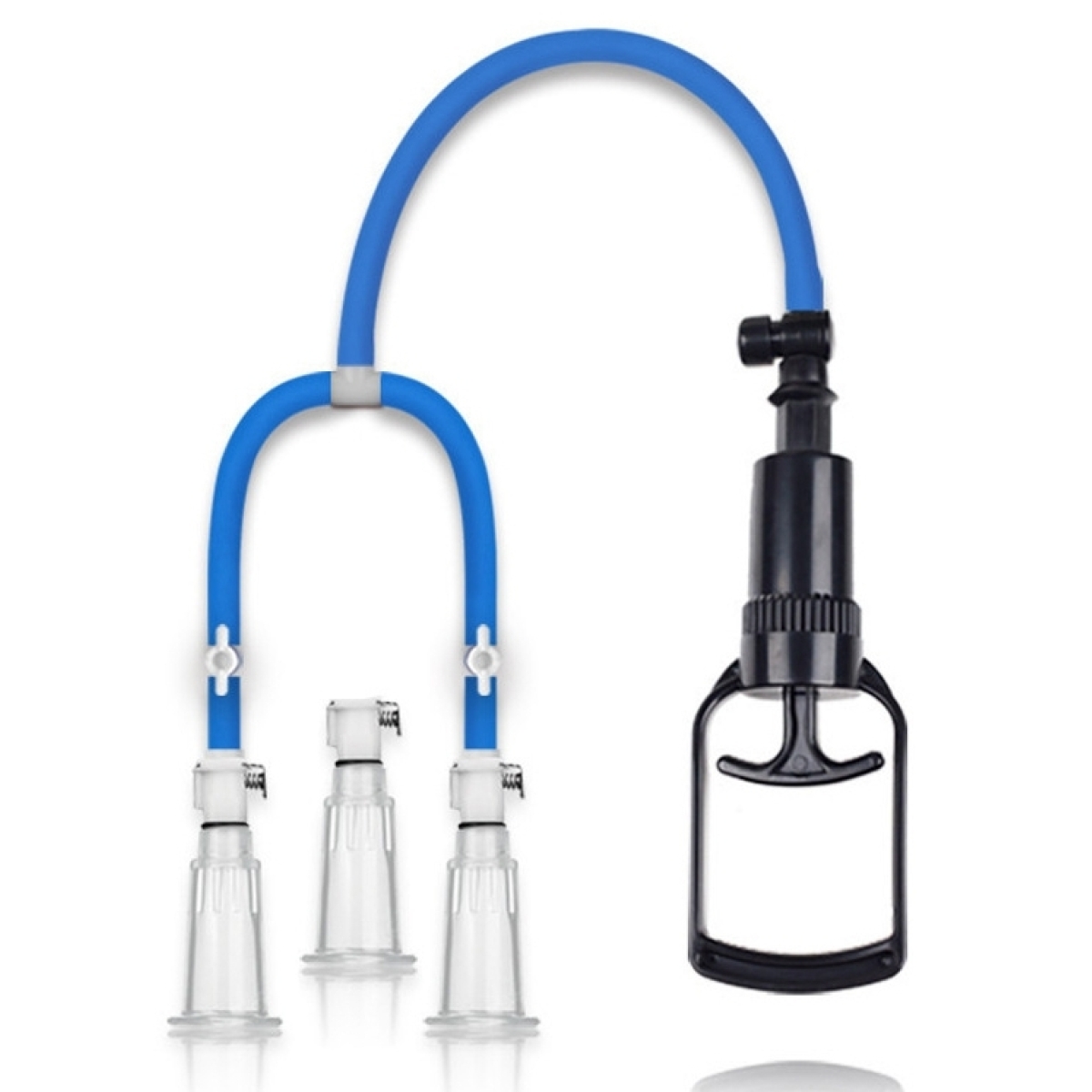 pompe a tetons thre cup pump bleue