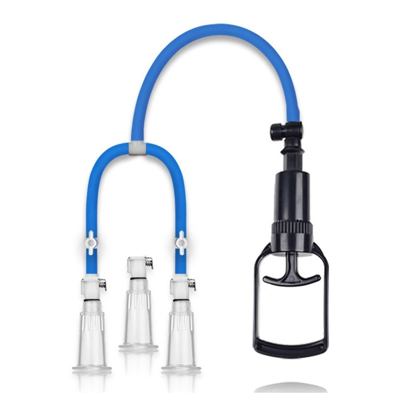 pompe a tetons thre cup pump bleue