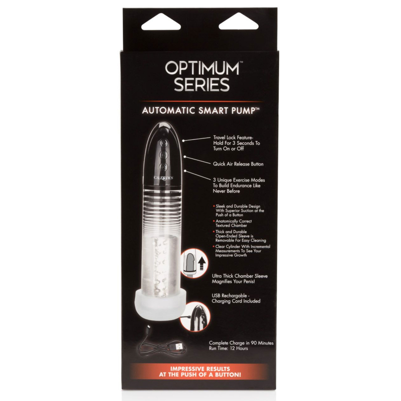 pompe de penis automatique avec gaine texturee 20 x 6 cm 3