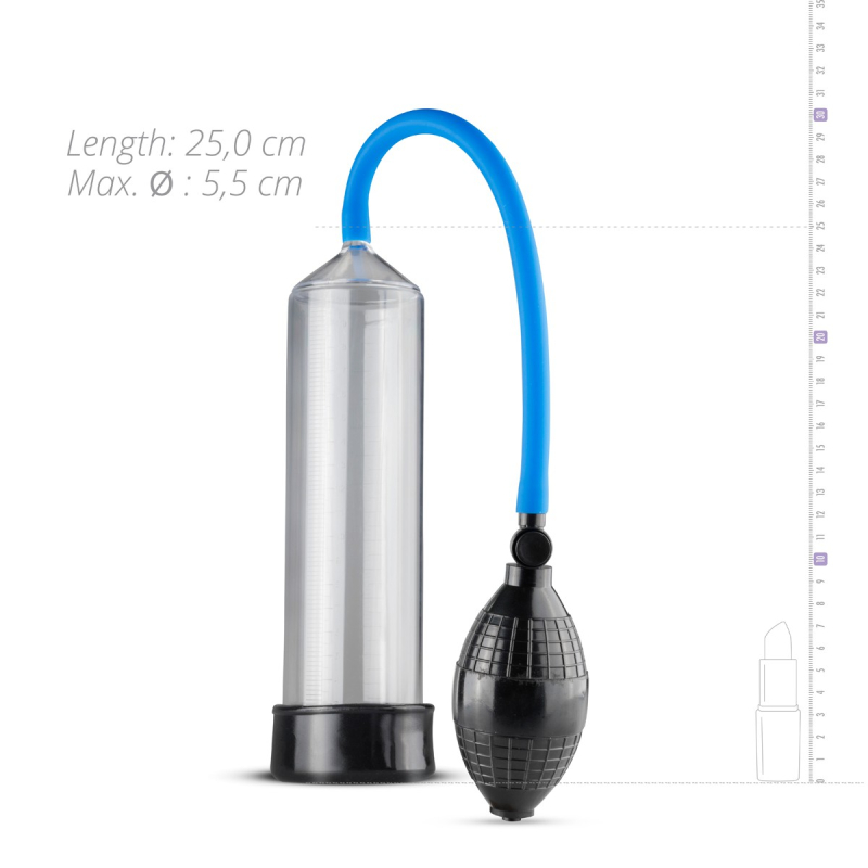 pompe pour penis squeeze 21 x 55 cm transparente 4