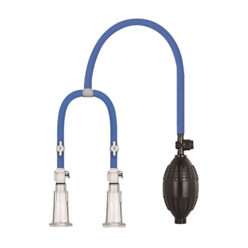 pompes pour tetons luvpump double cup bleu