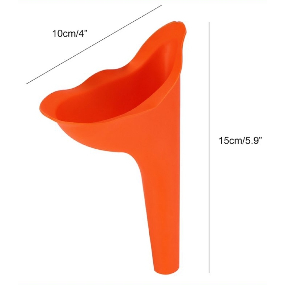 portable female urination device orange 2