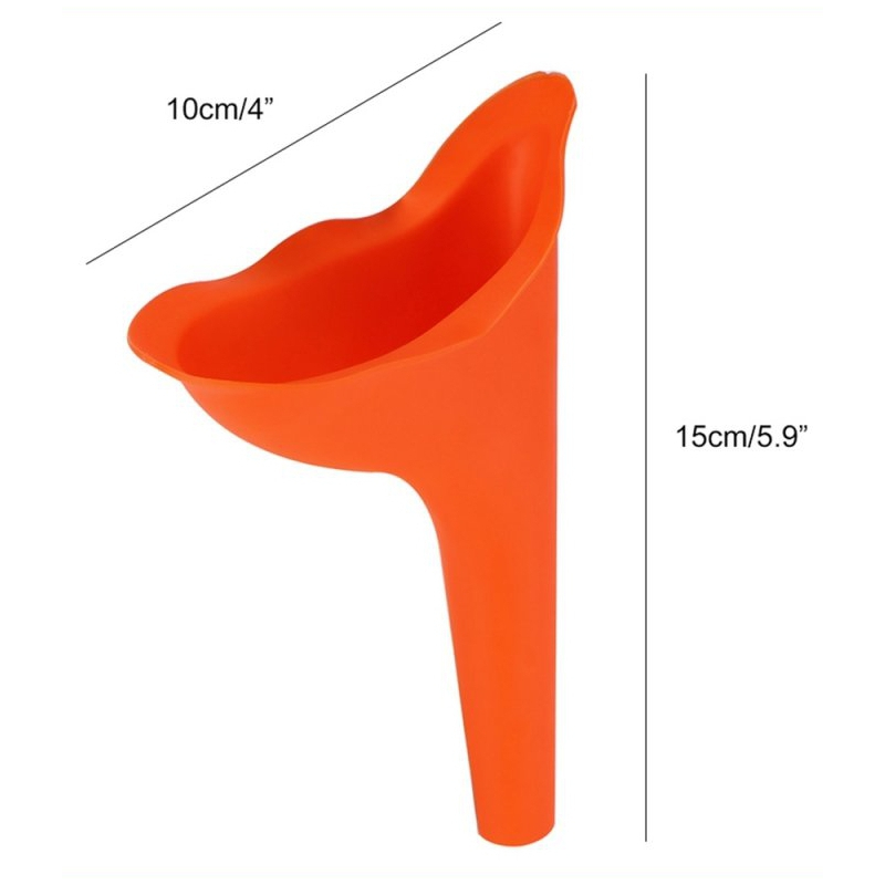 portable female urination device orange 2