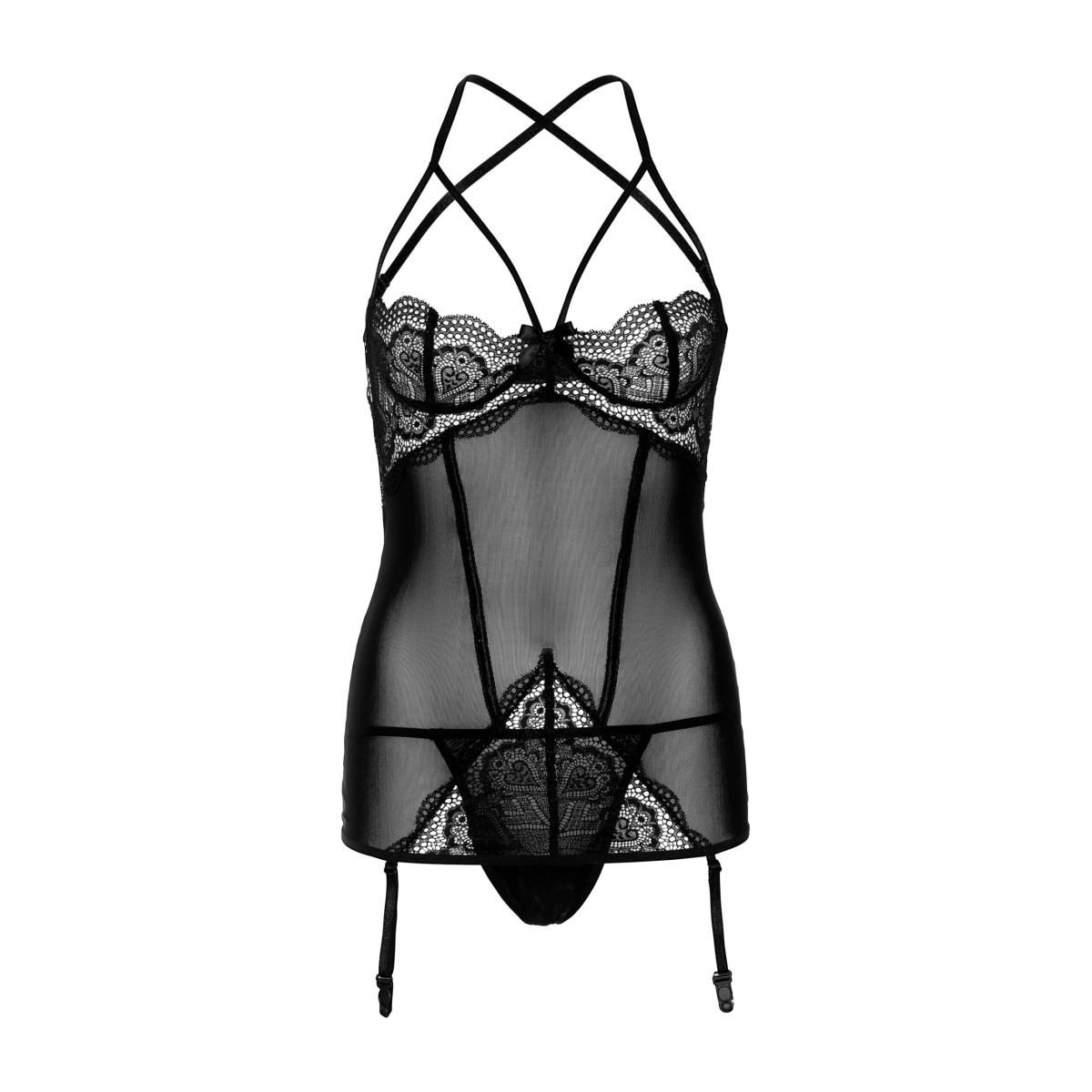 porte jarretelles avec string lace and mesh noir 6 scaled