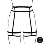 porte jarretelles double strap noir 4