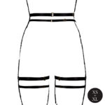 porte jarretelles double strap noir 5