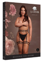 porte jarretelles grande taille double strap noir 1