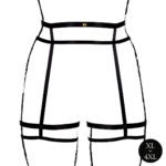porte jarretelles grande taille double strap noir 4