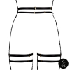 porte jarretelles grande taille double strap noir 5