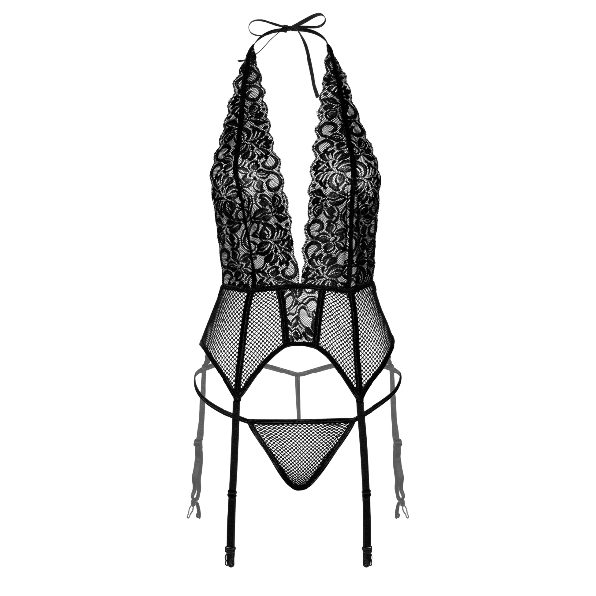 porte jarretelles string lace and net cami garter noir 6 scaled