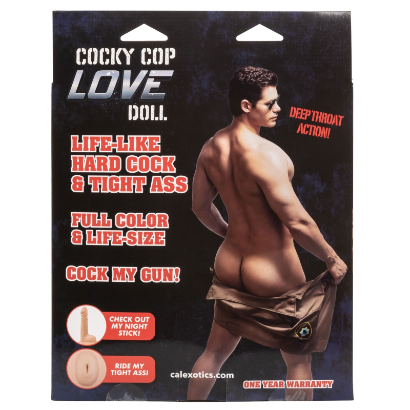 poupee gonflable homme cocky cop sexe 13cm 2