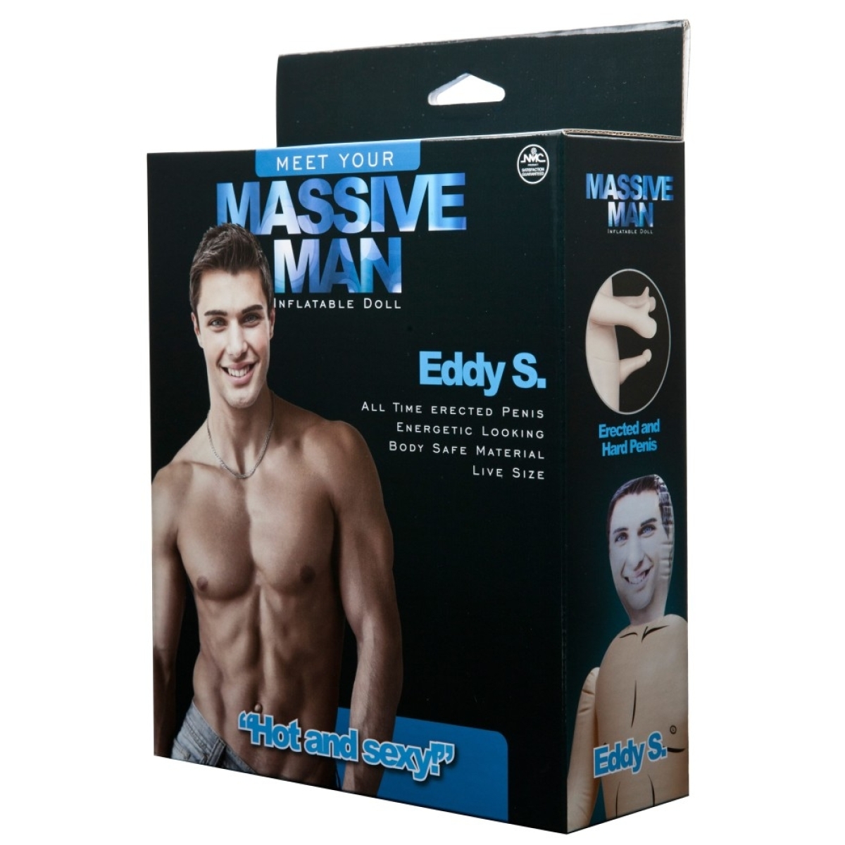 poupee gonflable homme massive man eddy 18 x 5cm 1
