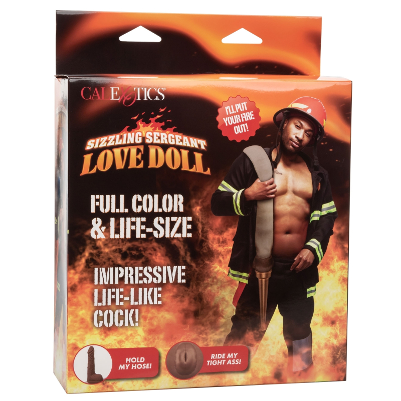 poupee gonflable homme sizzling sergeant sexe 15cm 1