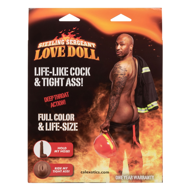 poupee gonflable homme sizzling sergeant sexe 15cm 2