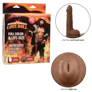 poupee gonflable homme sizzling sergeant sexe 15cm