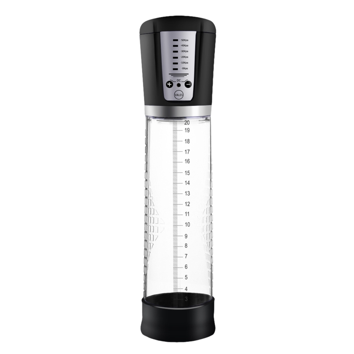 premium rechargeable automatic pump transparent scaled