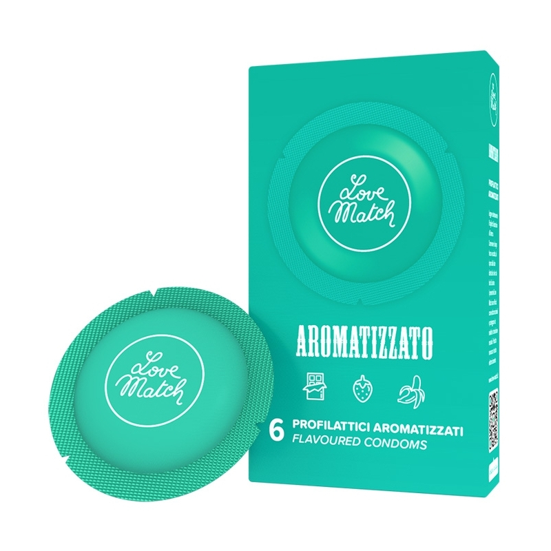 preservatifs aromatises aromatizzato x6