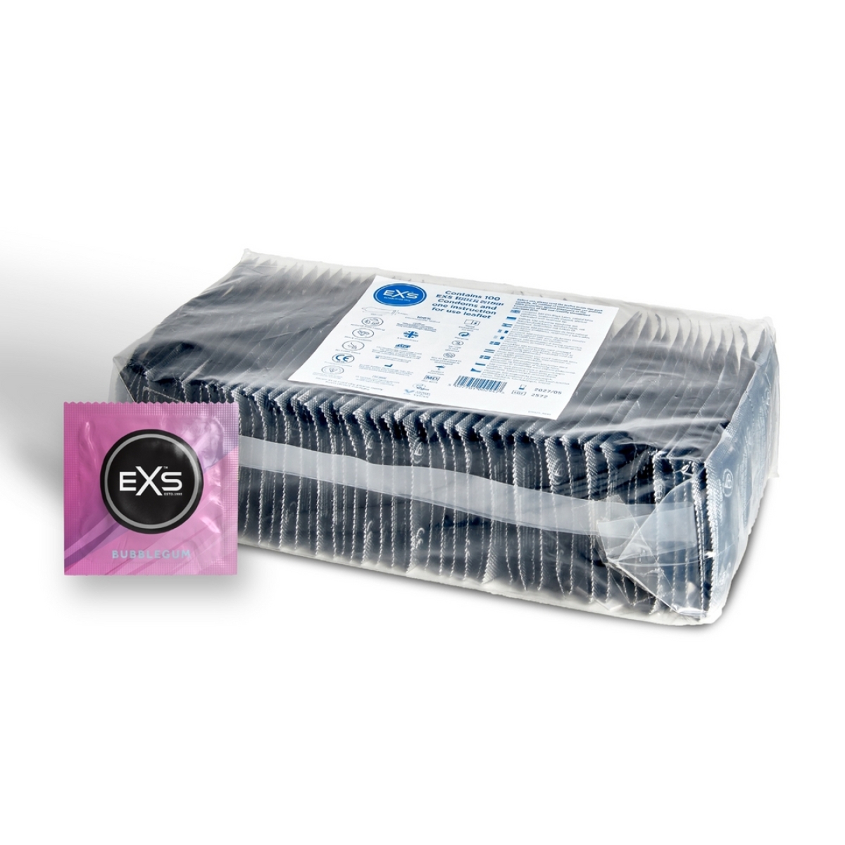 preservatifs aromatises bubblegum x100 1