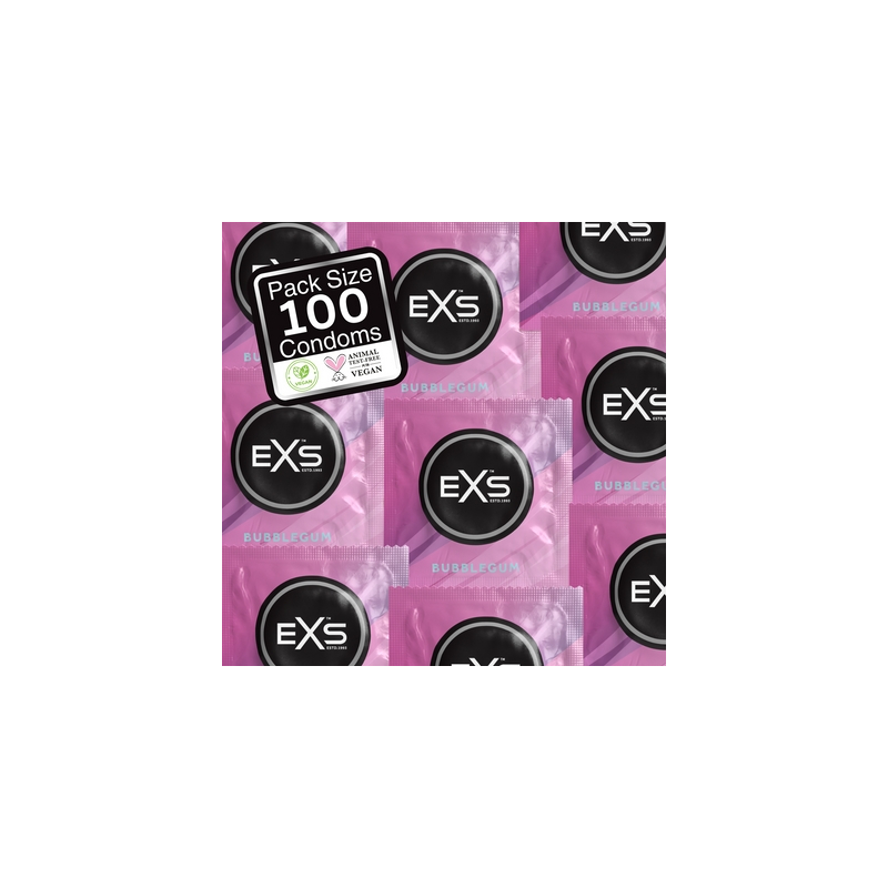 preservatifs aromatises bubblegum x100