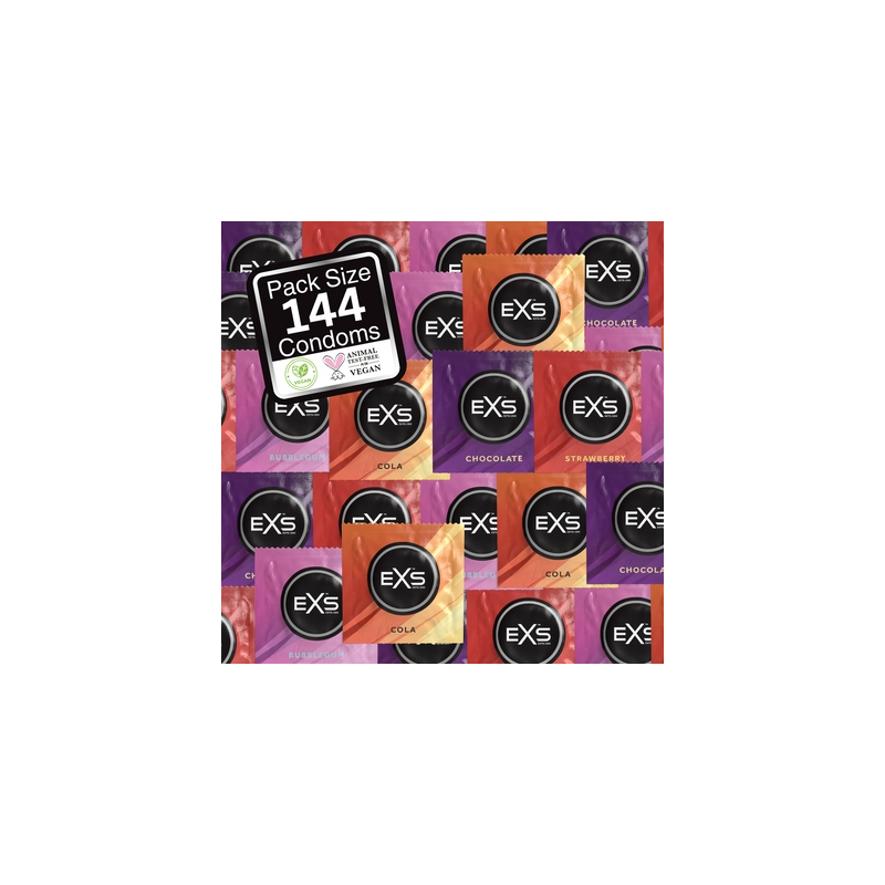 preservatifs aromatises mixed flavours x144