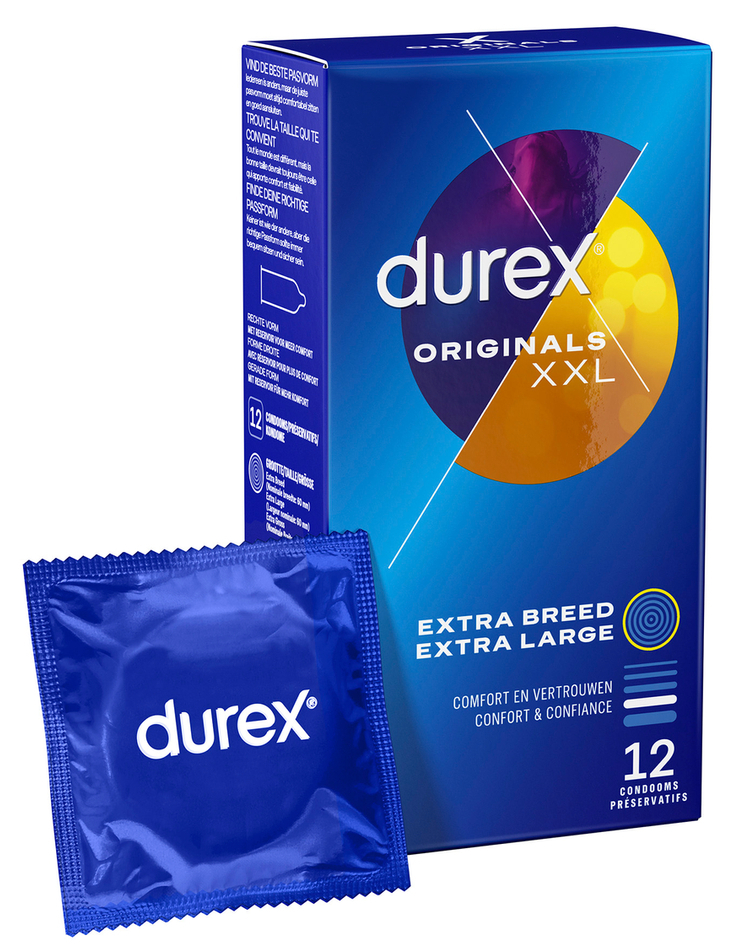preservatifs-durex-originals-xxl-x12 preservatifs durex originals xxl x12