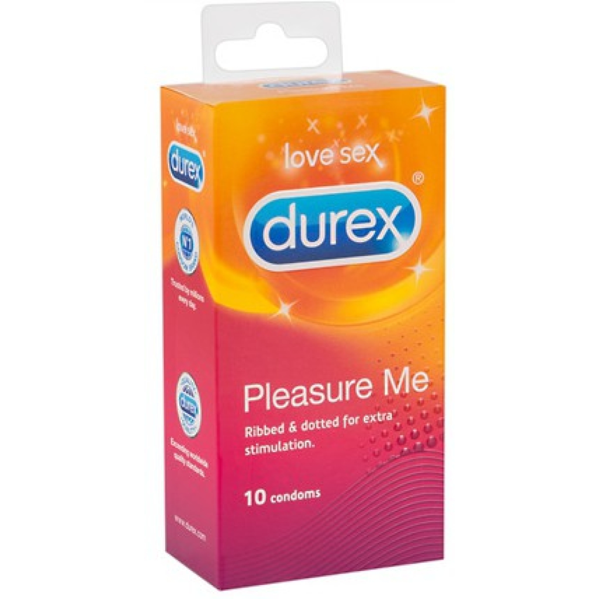 preservatifs durex pleasure me nervures x10
