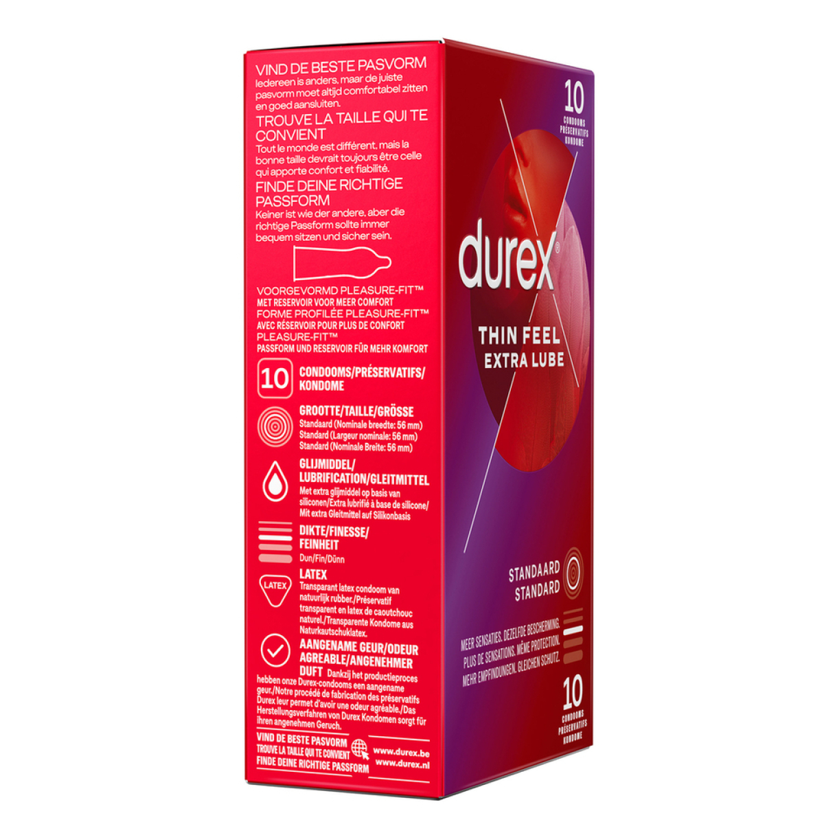 preservatifs durex thin feel extra lube x10 2