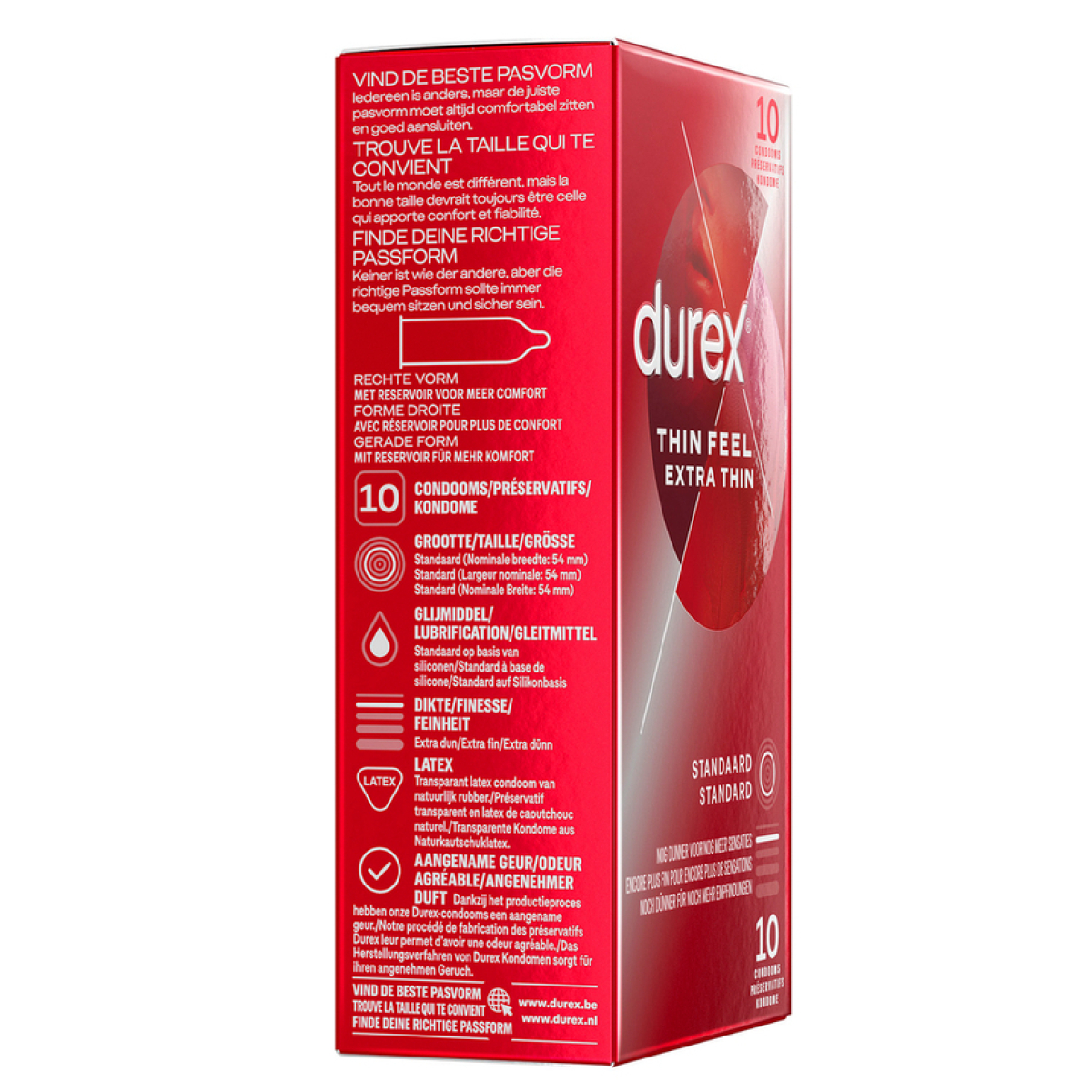 preservatifs durex thin feel extra thin x10 2