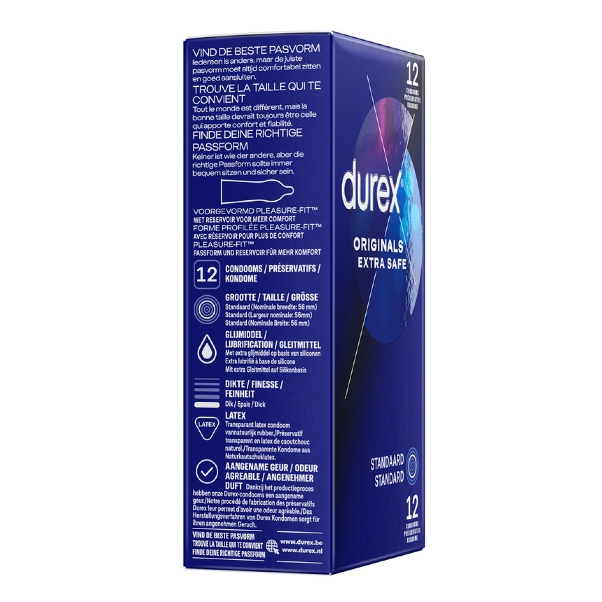 preservatifs epais durex originals extra safe x10 2