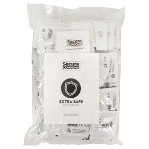 preservatifs epais en latex extra safe x100
