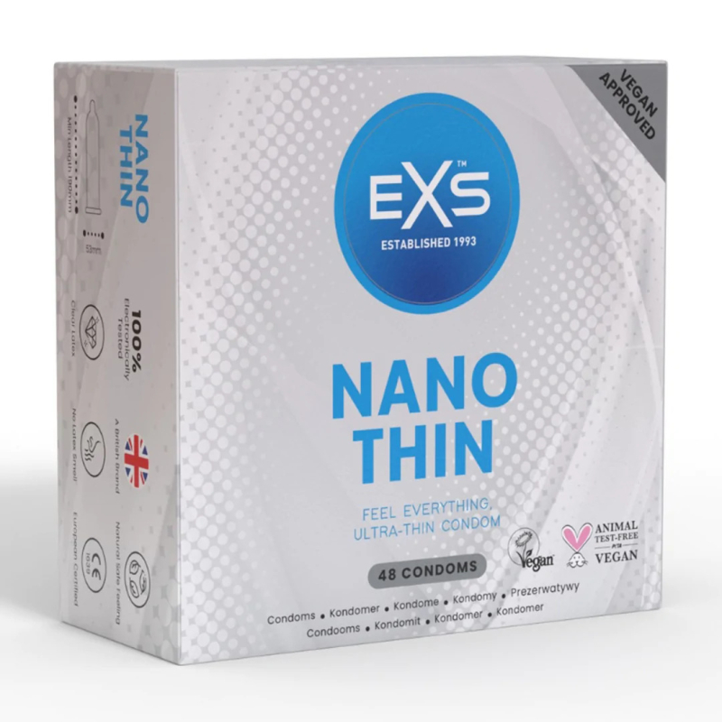 preservatifs fins nano thin x48