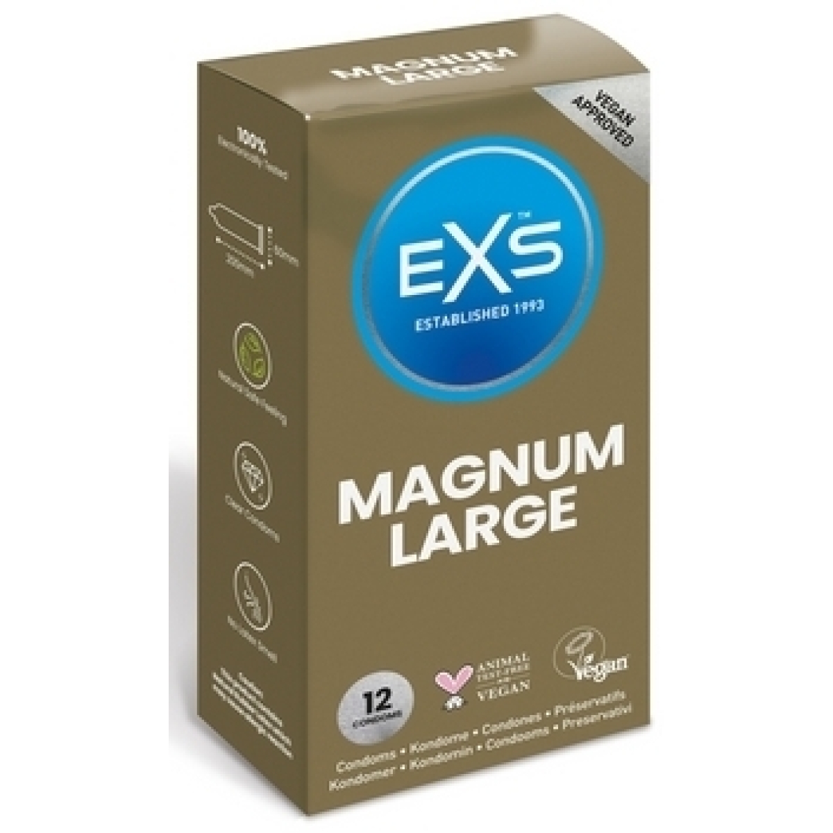 preservatifs grande taille magnum x12