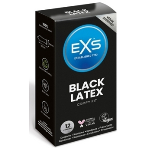 preservatifs latex black x12