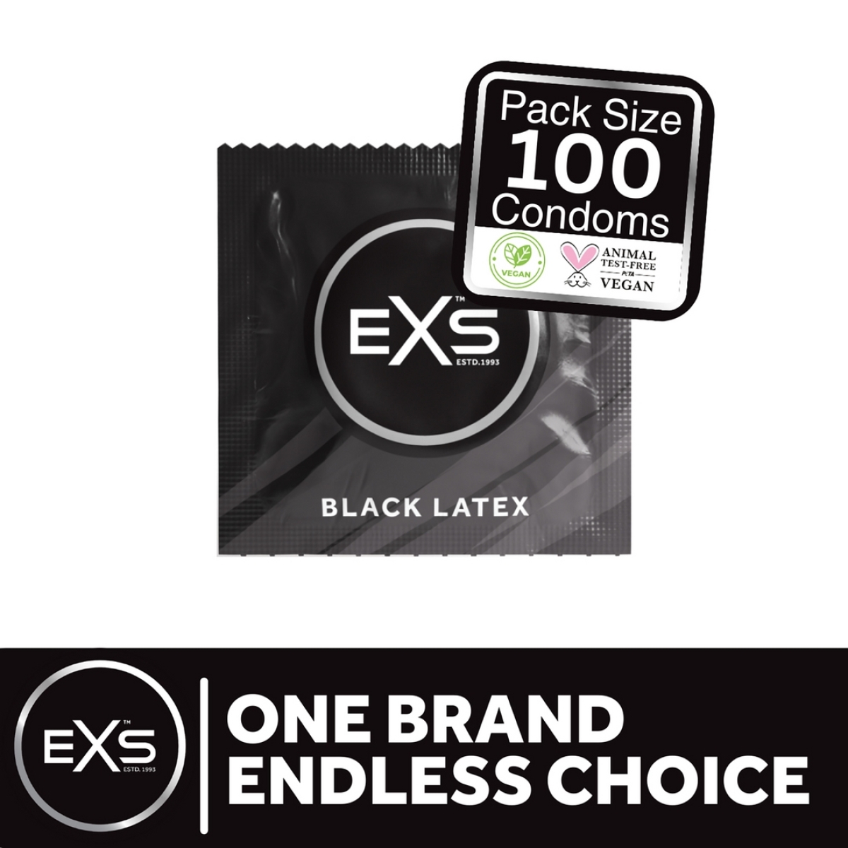 preservatifs latex noirs black x100 2