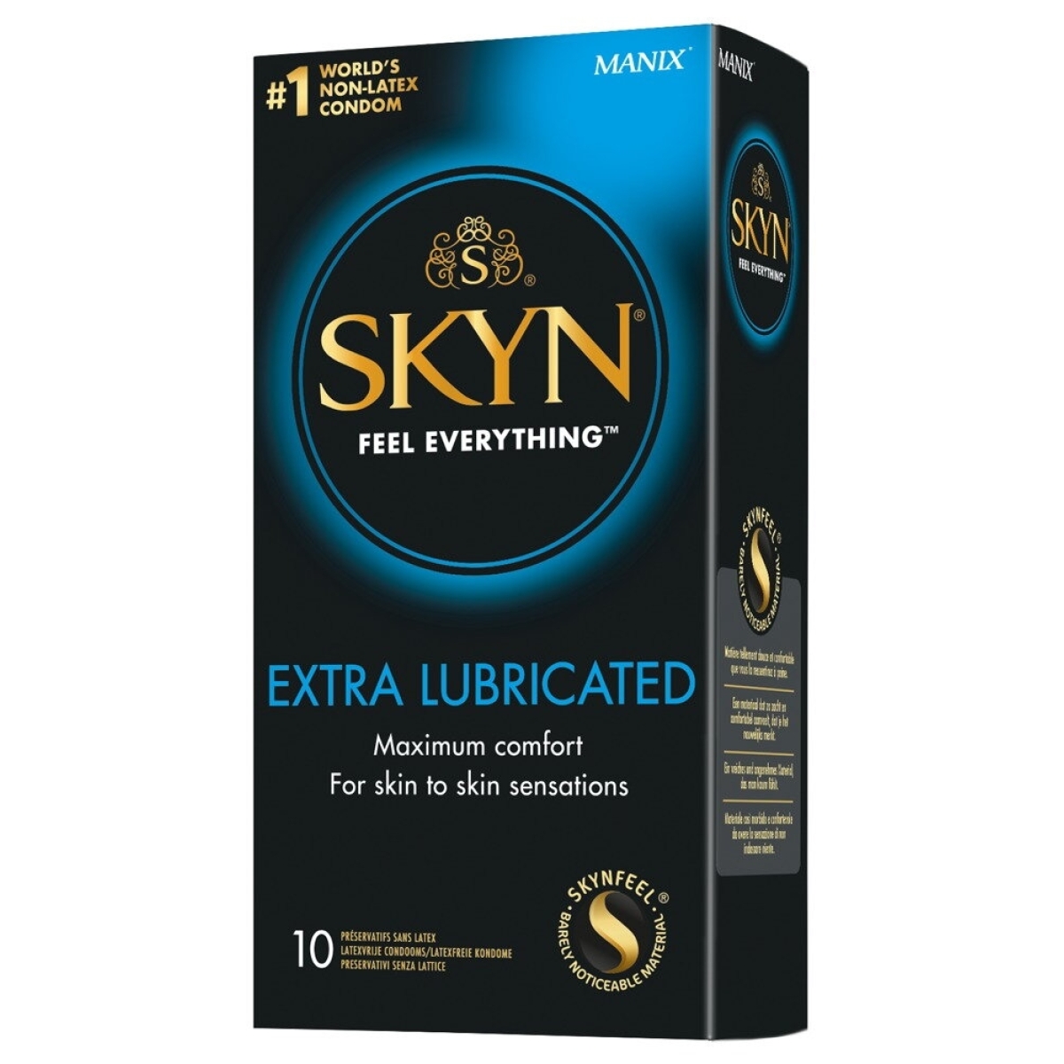 preservatifs manix skyn extra lubricated x10