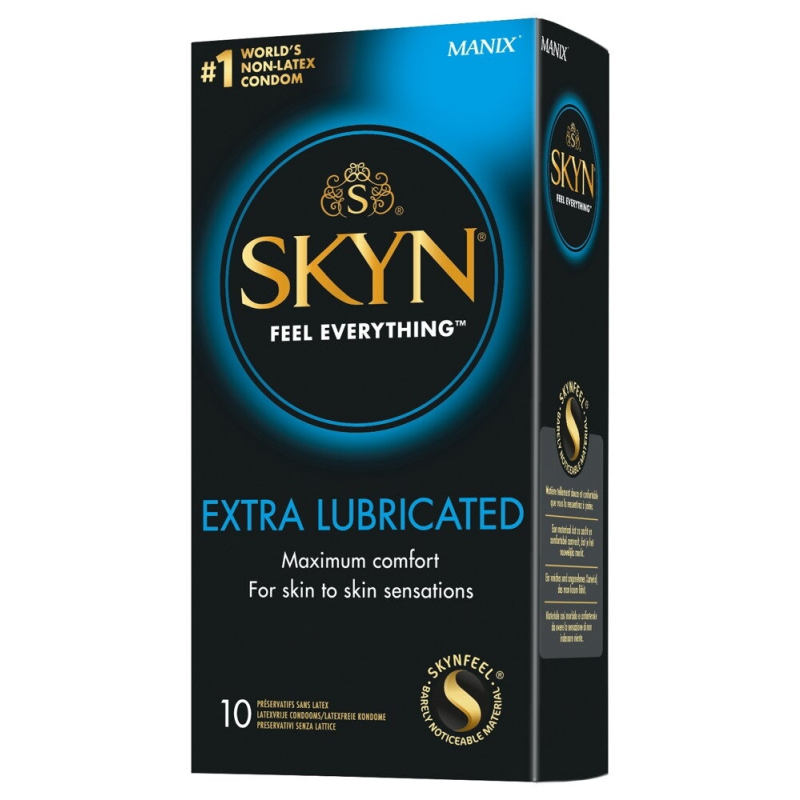 preservatifs manix skyn extra lubricated x10