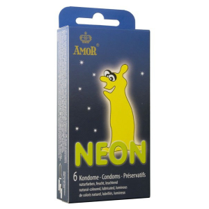 preservatifs neon phosphorescent x6