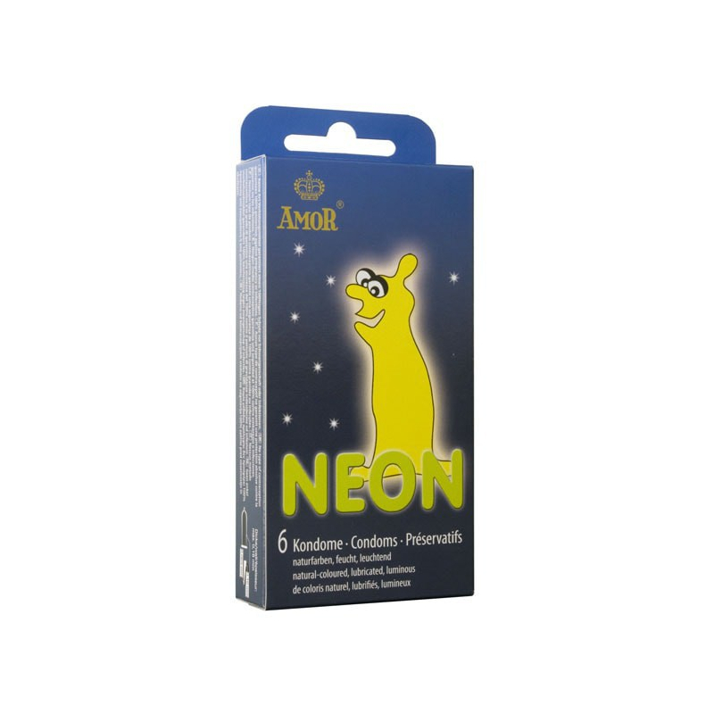 preservatifs neon phosphorescent x6