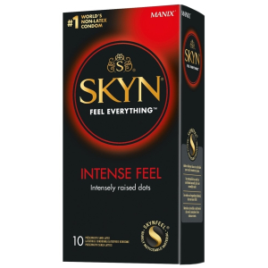 preservatifs perles sans latex skyn intense feel x10