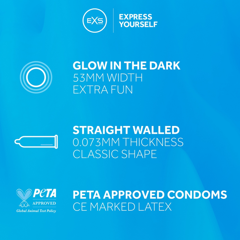 preservatifs phosphorescents glowing x100 3