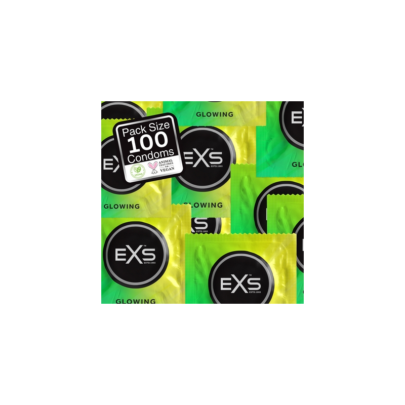 preservatifs phosphorescents glowing x100