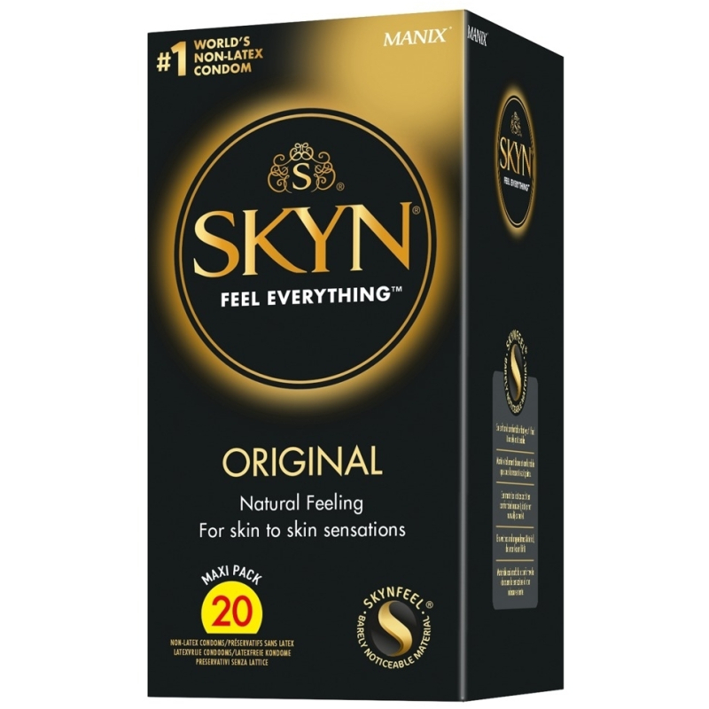 preservatifs sans latex skyn original x20