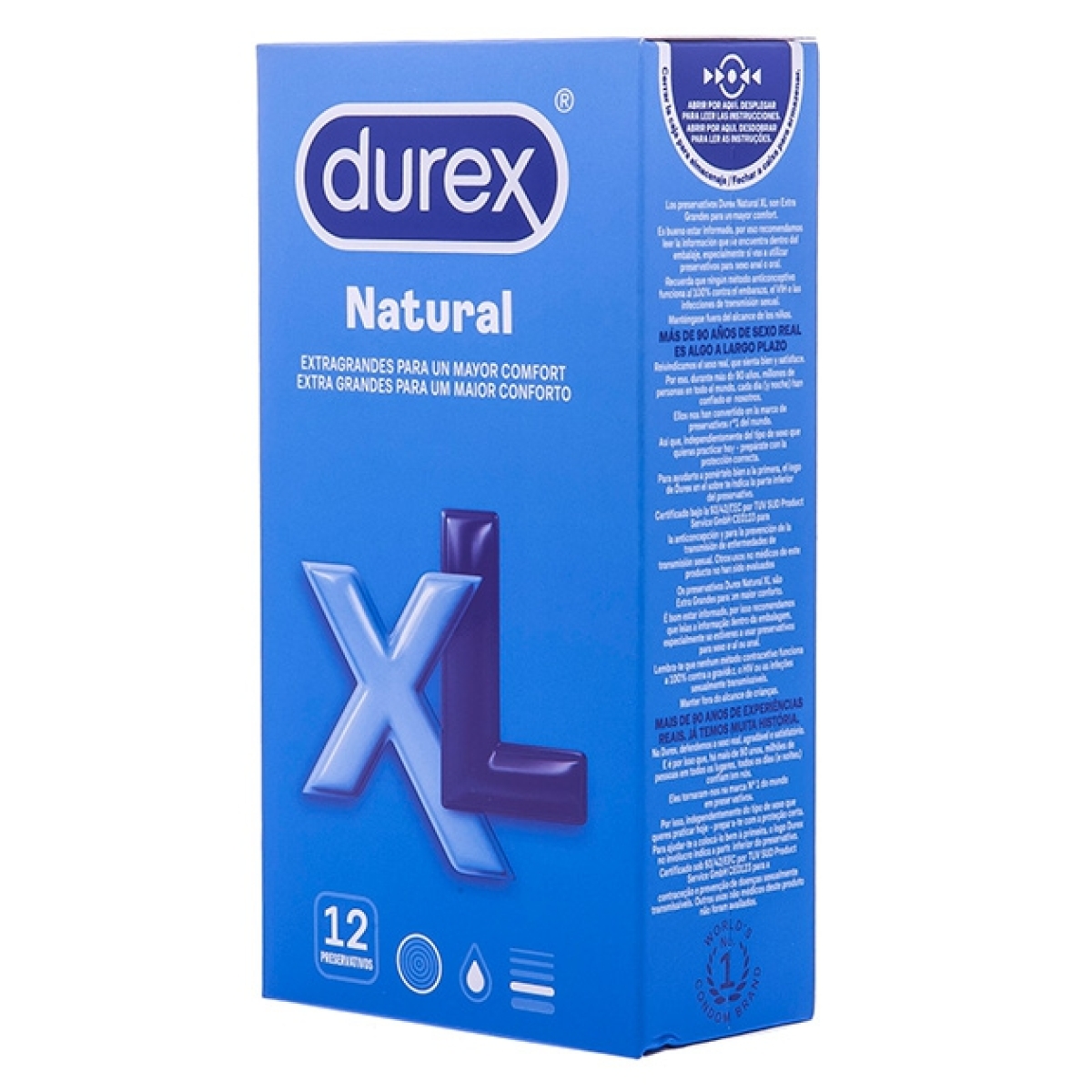 preservatifs xl durex x12